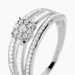 Bague Humphrey Or Blanc Diamant