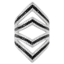 Bague Iluna Argent Blanc Oxyde De Zirconium