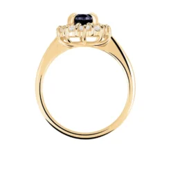 Bague Insaf Plaqué Or Jaune Oxyde De Zirconium