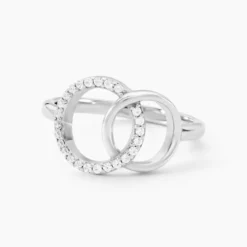 Bague Isabel Argent Blanc Oxyde De Zirconium