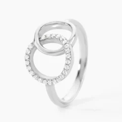 Bague Isabel Argent Blanc Oxyde De Zirconium