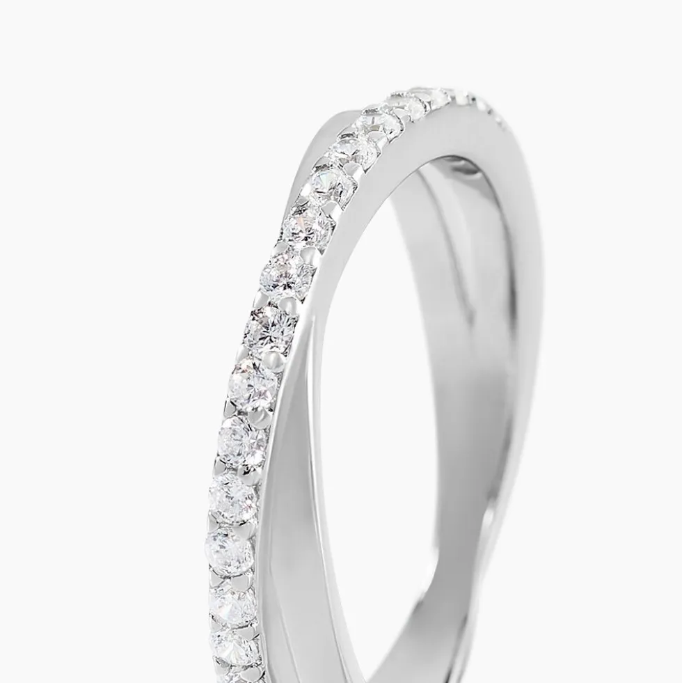 Bague Isolde Argent Blanc Oxyde De Zirconium