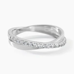 Bague Isolde Argent Blanc Oxyde De Zirconium