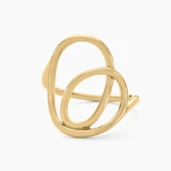 Bague Iza Plaque Or Jaune