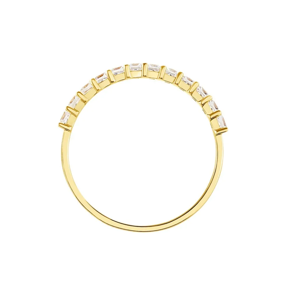 Bague Jahzeel Or Jaune Oxyde De Zirconium
