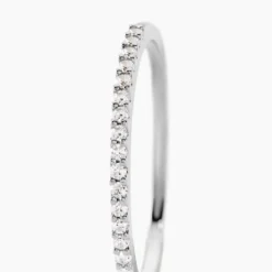 Bague Jaquelyn Argent Blanc Oxyde De Zirconium