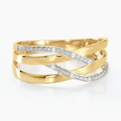 Bague Joassine Or Jaune Diamant