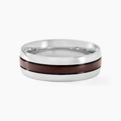 Bague John Acier Bicolore