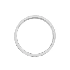 Bague Jonc Maewen Acier Blanc