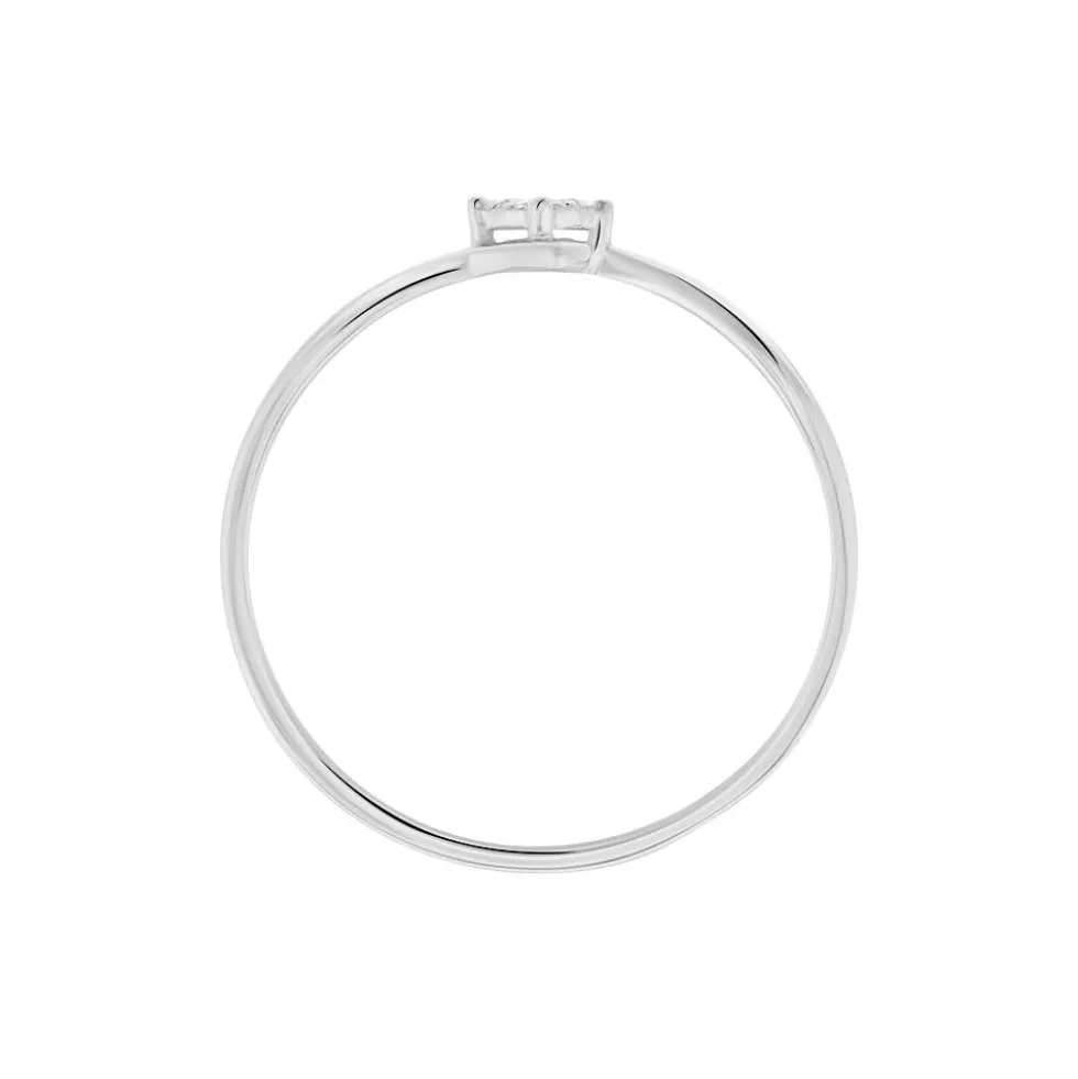 Bague Jone Or Blanc Diamant