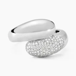 Bague Josyne Argent Blanc Oxyde De Zirconium