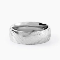 Bague Jourdan Acier Blanc