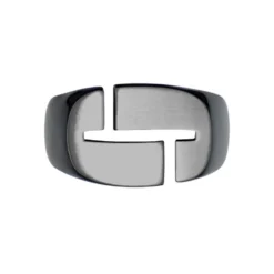 Bague Jourdan Jok Acier Gris