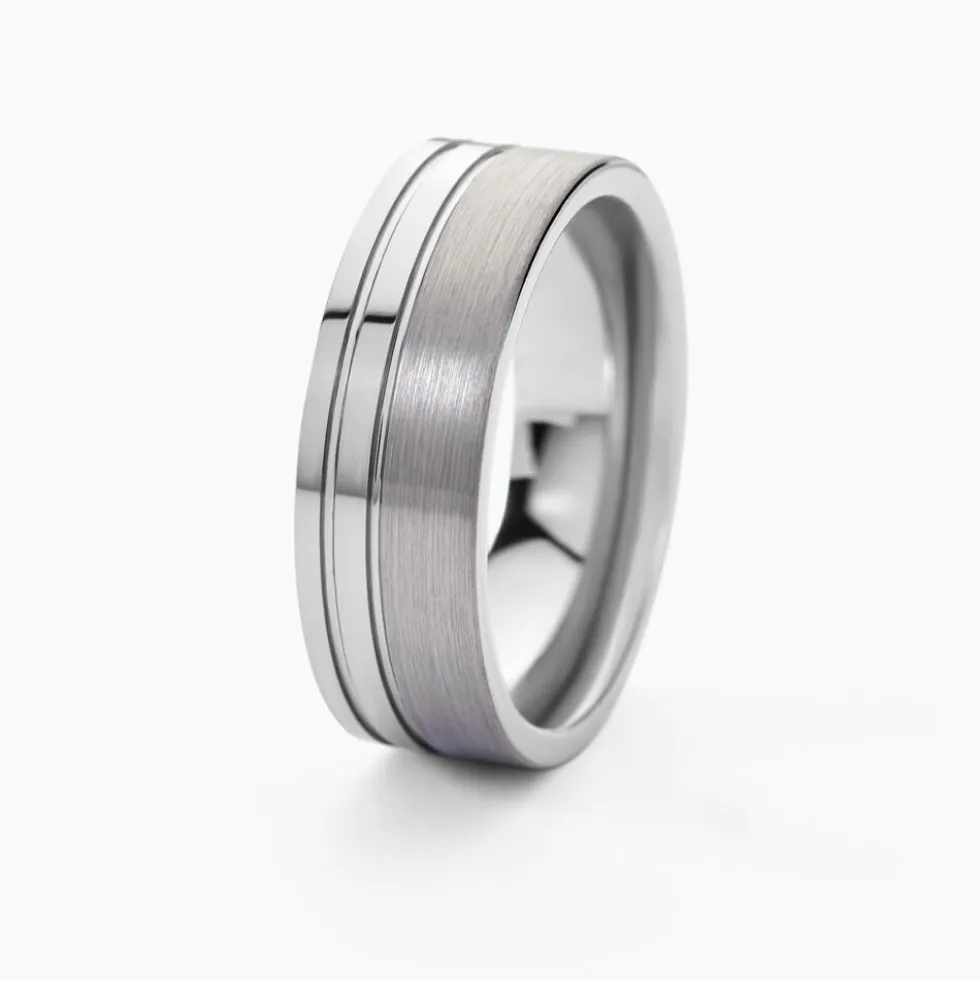 Bague Jourdan Jume Tugstene Blanc