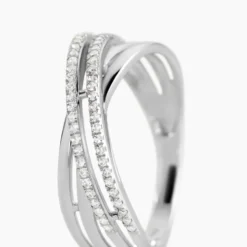 Bague Julianne Or Blanc Diamant Divers