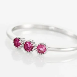 Bague Kasey Argent Blanc Oxyde De Zirconium