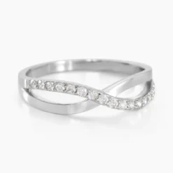 Bague Kassandre Argent Blanc Oxyde De Zirconium