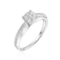 Bague Kate Or Blanc Diamant