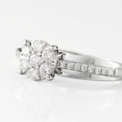 Bague Kate Or Blanc Diamant