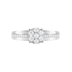 Bague Kate Or Blanc Diamant