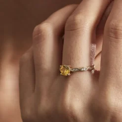 Bague Kurt Plaqué Or Jaune Oxyde De Zirconium