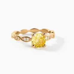 Bague Kurt Plaqué Or Jaune Oxyde De Zirconium