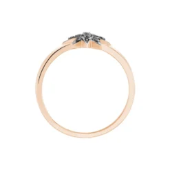 Bague Laetia Or Rose Diamant