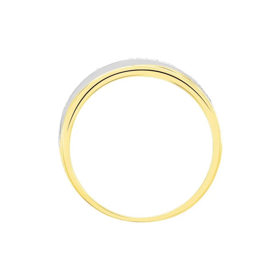 Bague Layan Or Tricolore Diamant
