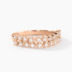 Bague Lexane Argent Rose Oxyde De Zirconium