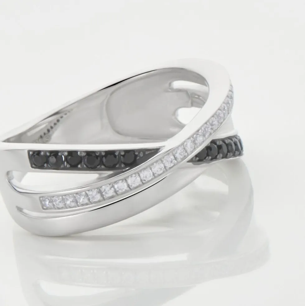 Bague Lilwenn Argent Blanc Oxyde De Zirconium