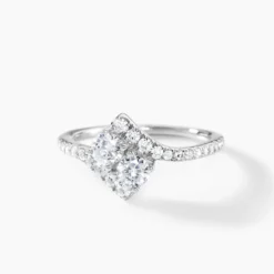 Bague Lisette Argent Blanc Oxyde De Zirconium