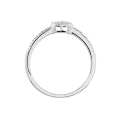 Bague Lisyae Or Blanc Diamants