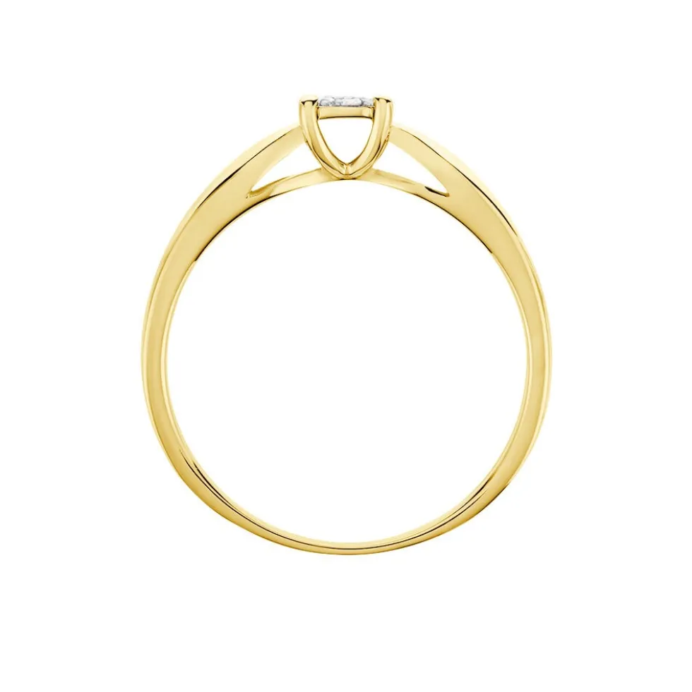 Bague Louisanna Or Jaune Diamant