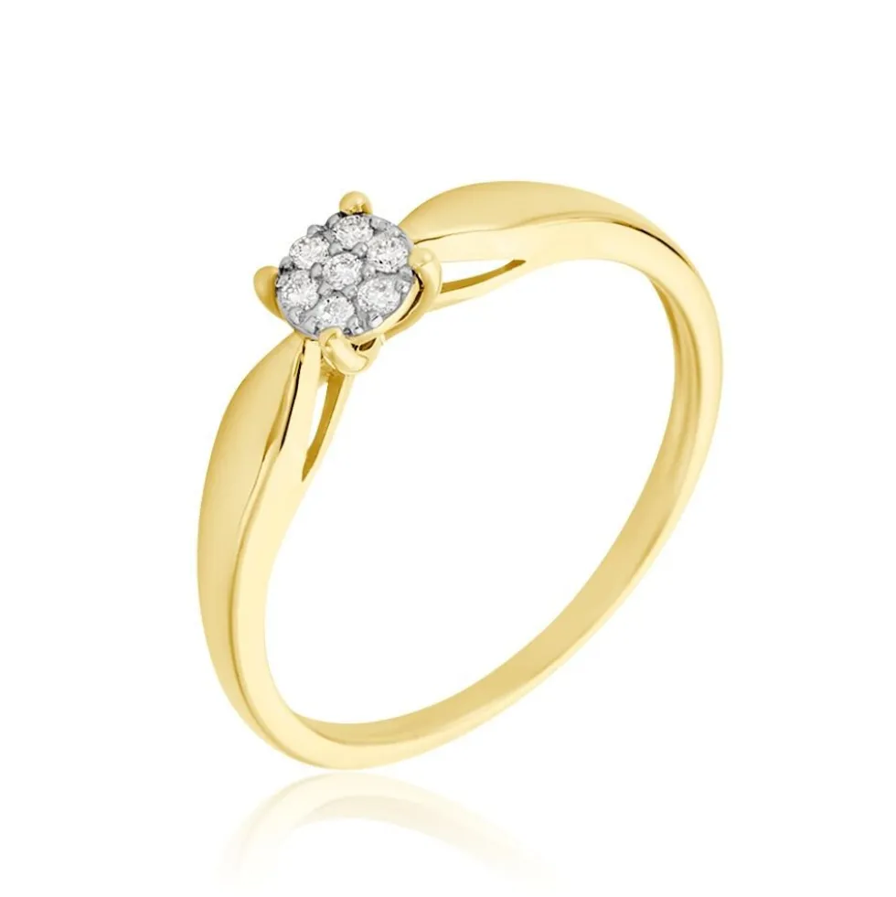 Bague Louisanna Or Jaune Diamant