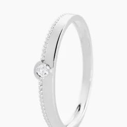 Bague Lou Or Blanc Diamant