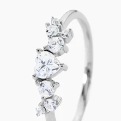 Bague Lovella Argent Blanc Oxyde De Zirconium