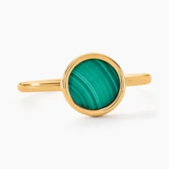 Bague Lucky Gems Or Jaune Malachite