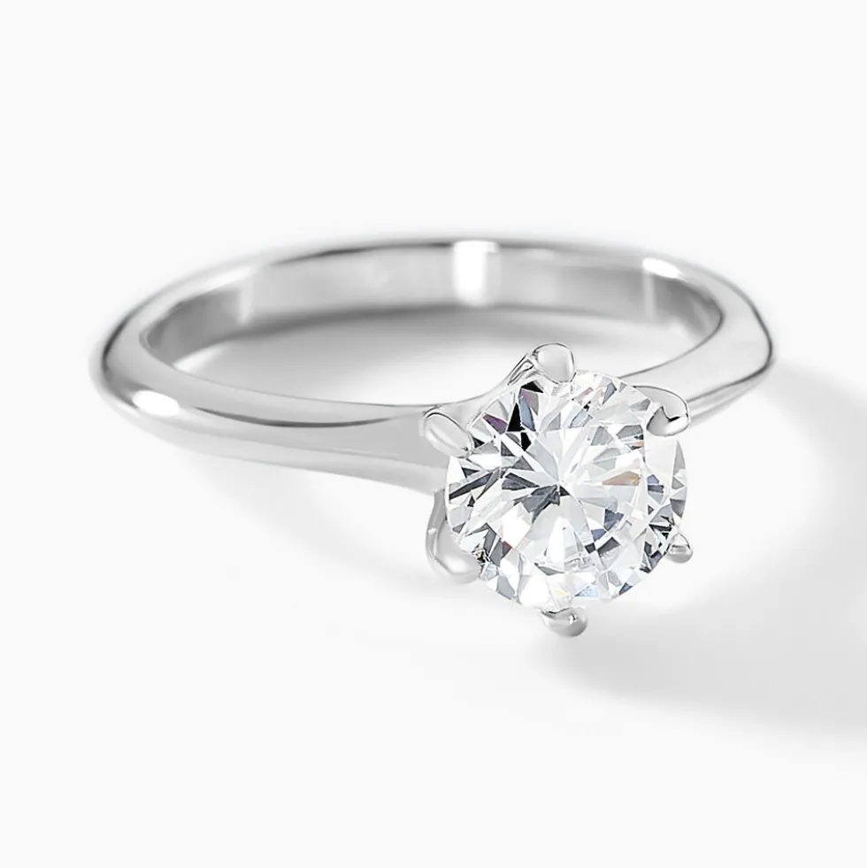 Bague Lydia Argent Blanc Oxyde De Zirconium