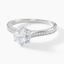 Bague Lydia Argent Blanc Oxyde De Zirconium