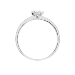 Bague Magnolia Or Blanc Diamant