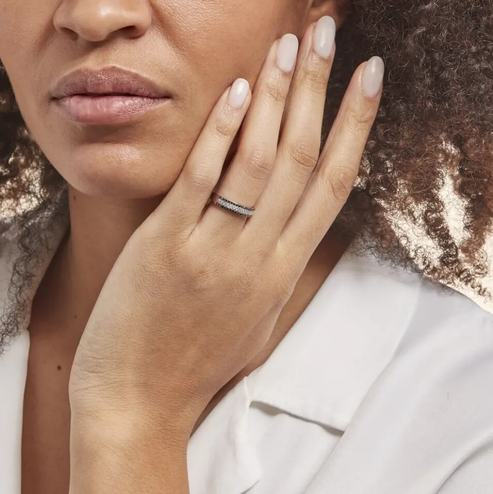 Bague Maissara Or Blanc Diamant