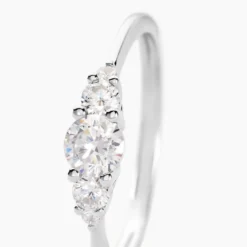 Bague Maiwen Argent Blanc Oxyde De Zirconium