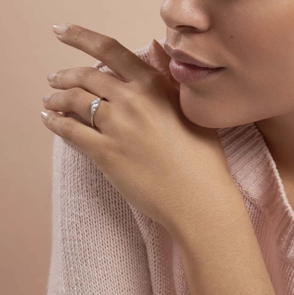 Bague Maiwen Argent Blanc Oxyde De Zirconium