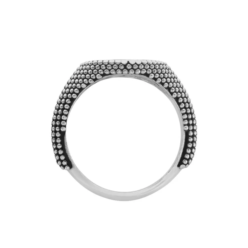 Bague Malek Argent Blanc