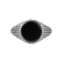 Bague Malek Argent Blanc