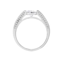 Bague Malou Argent Blanc Oxyde De Zirconium