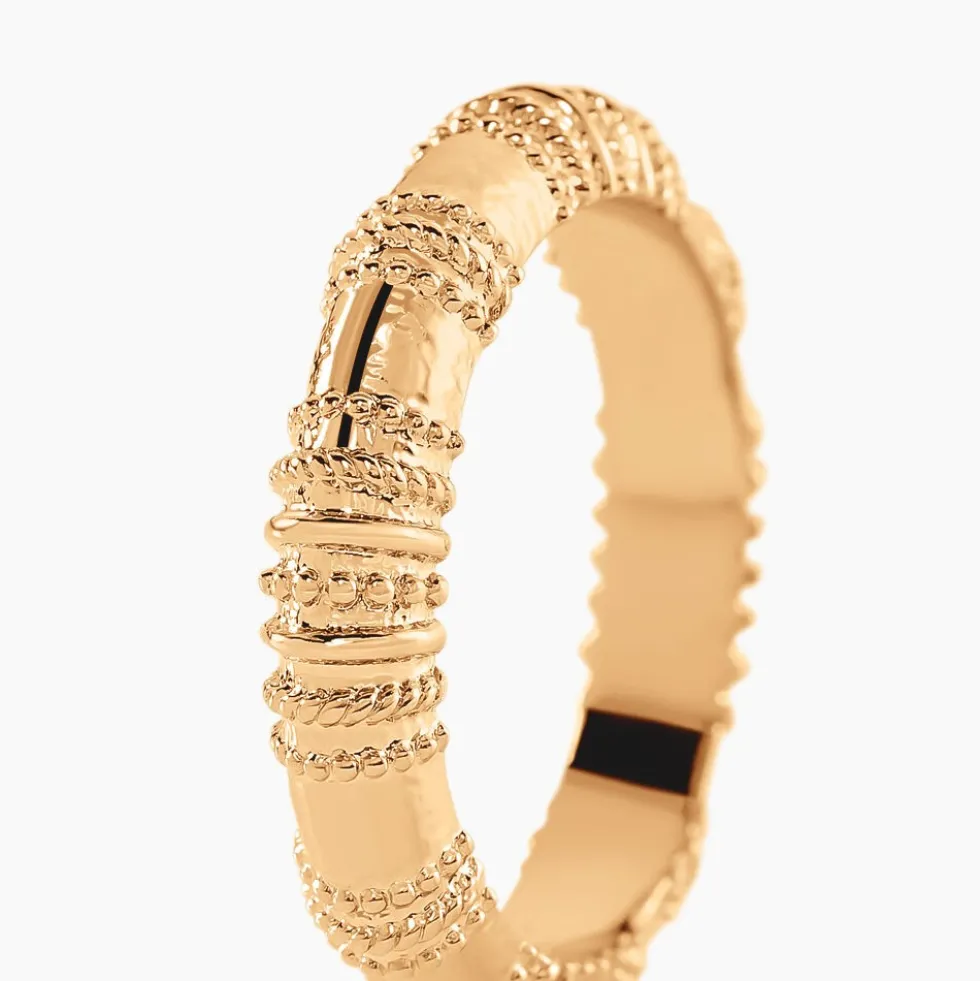 Bague Manua Plaqué Or Jaune
