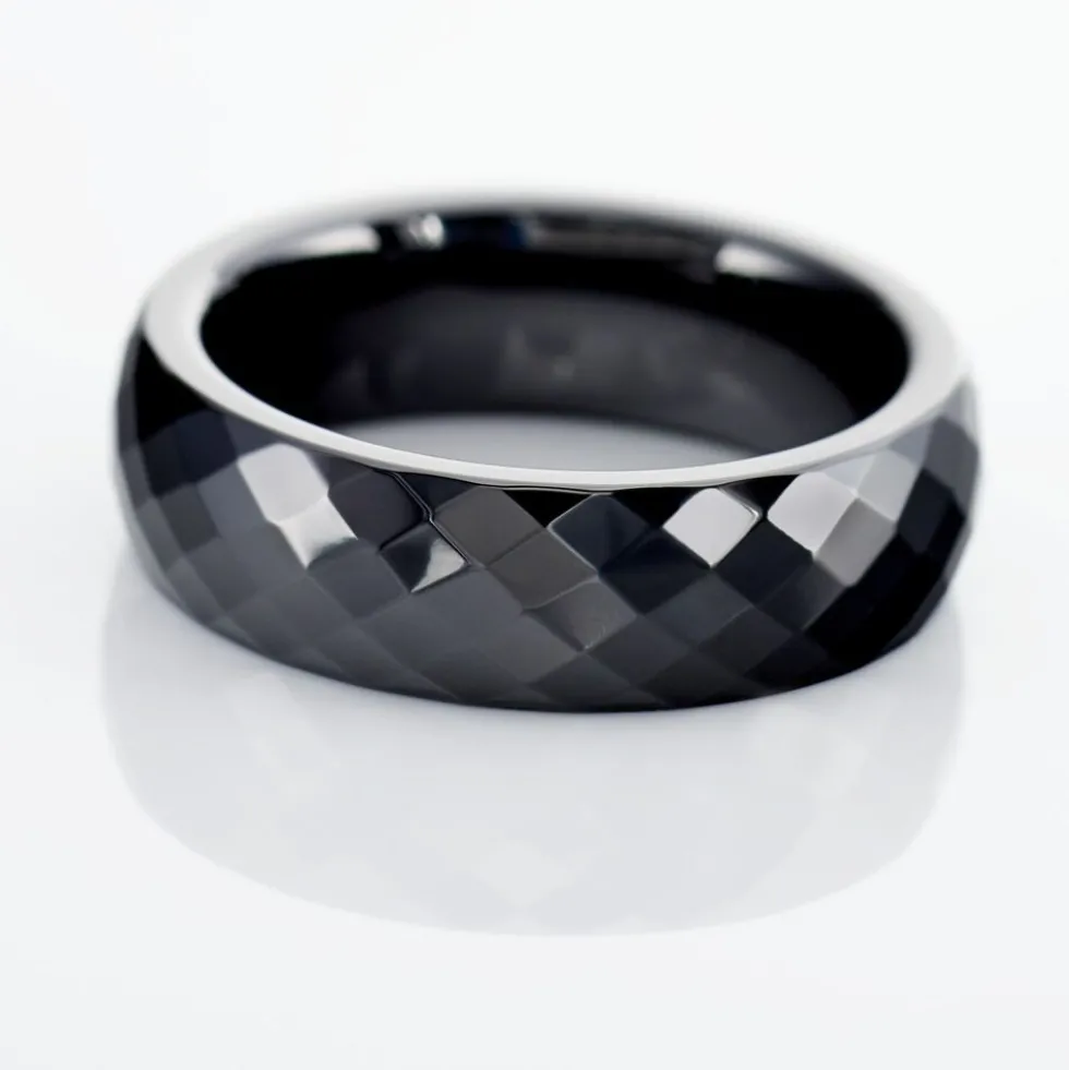 Bague Marichka Ceramique Noir Céramique