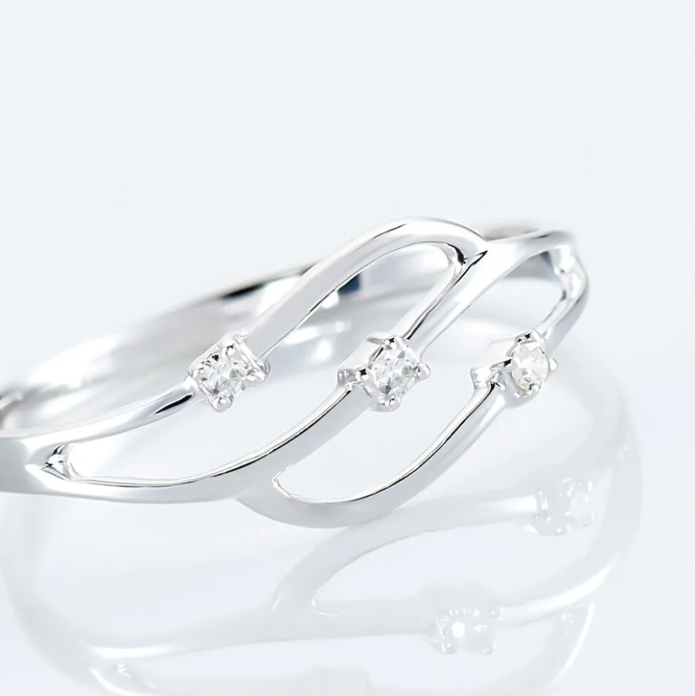 Bague Marnie Or Blanc Diamant