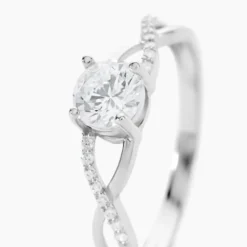 Bague Maryna Argent Blanc Oxyde De Zirconium
